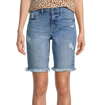 a.n.a Womens High Rise 9" Denim Short | JCPenney
