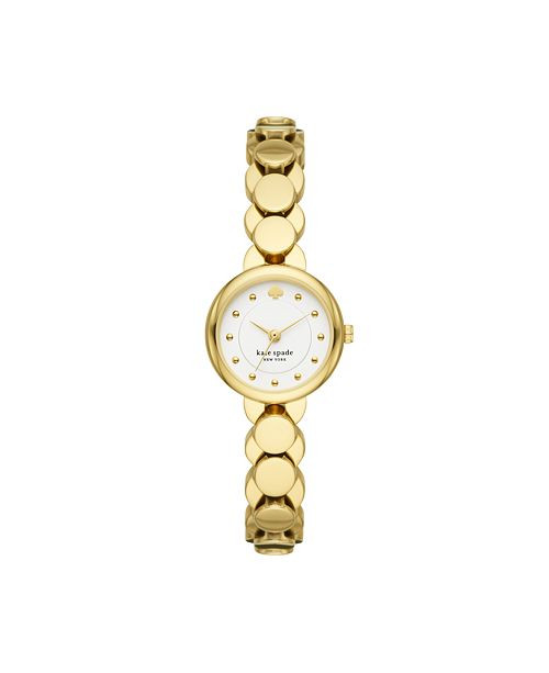 Monroe Gold-Tone Stainless Steel Bracelet Watch, 24MM | Macys (US)