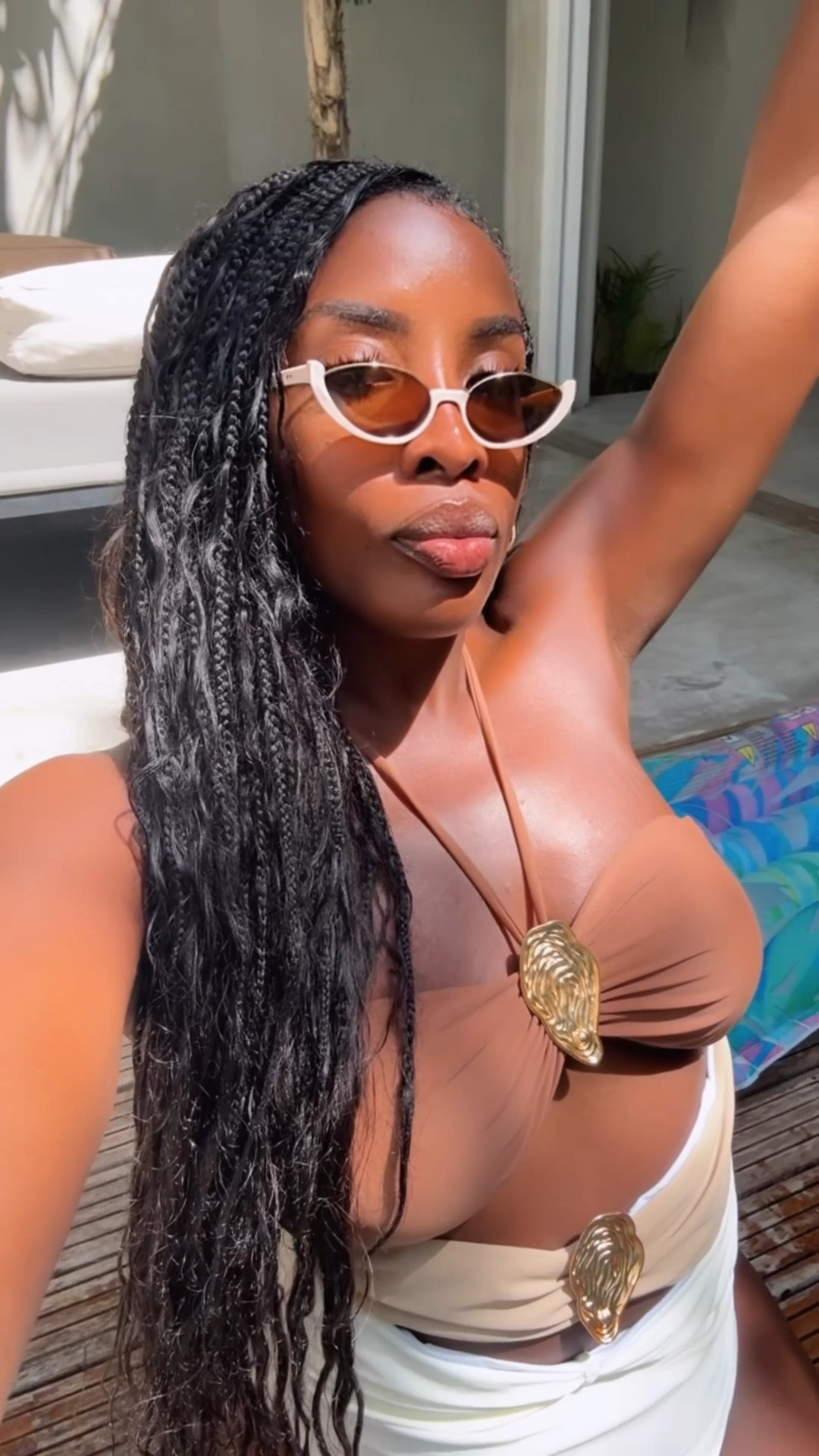 Coordinating summer time neutrals like brown and cream for a dream getaway look 

#LTKTravel #LTKSwim #LTKStyleTip