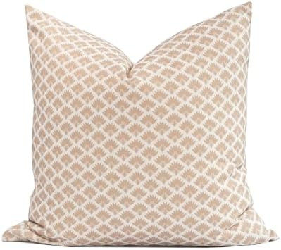 Crumbs Home Modern Farmhouse Fall Linen Indoor Outdoor Throw Pillow Cover Only, 20"x20" Water Rep... | Amazon (US)