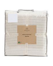 Made In Portugal Striped Sheet Set | TJ Maxx