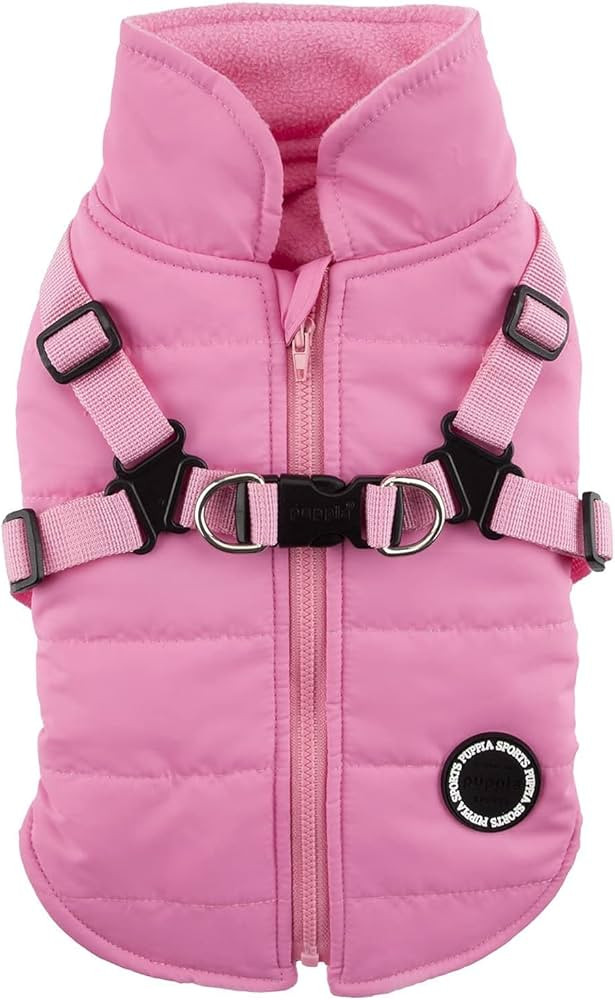 Puppia Mountaineer Winter Dog Coat with integrated harness No Pull Cold Weather Waterproof Warm F... | Amazon (US)