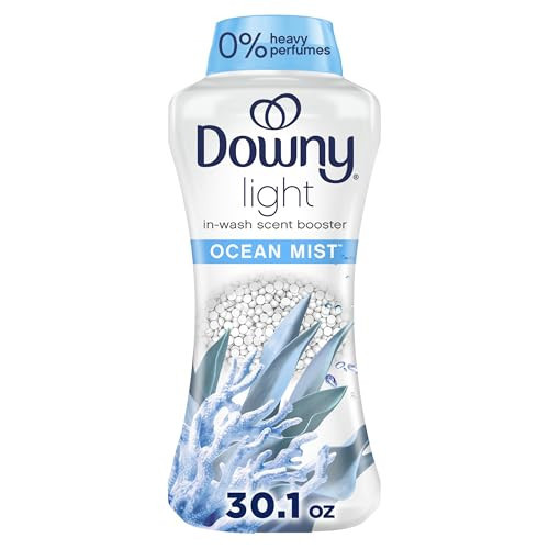 Downy Light Laundry Scent Booster Beads for Washer, Ocean Mist Scent, 30.1 oz, with No Heavy Perfumes | Amazon (US)