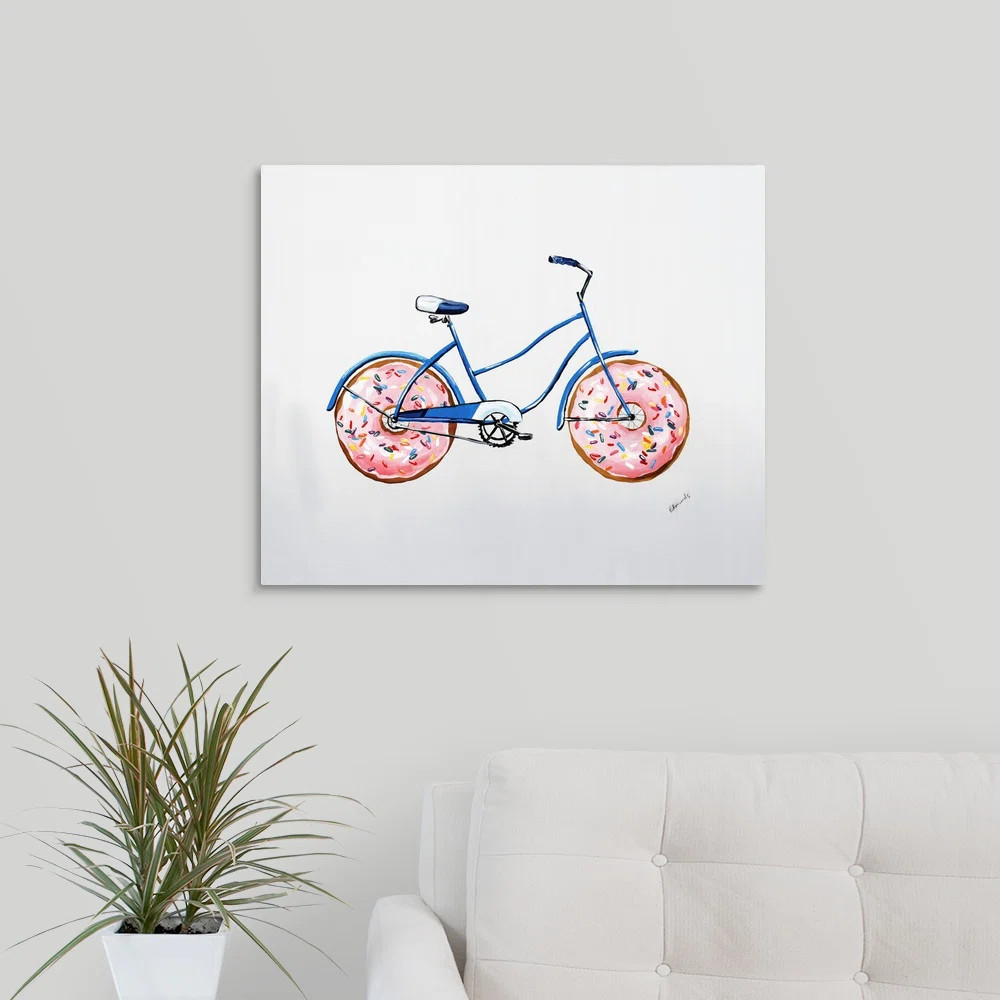 " Donut Run III " by Sydney Edmunds Painting Print | Wayfair North America