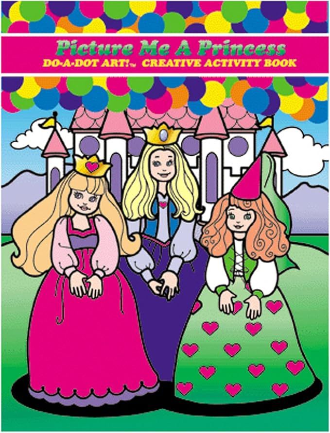 Dot A Dot Art Coloring Books for Kids Activity Book for Girls and Toddlers Picture Me a Princess | Amazon (US)