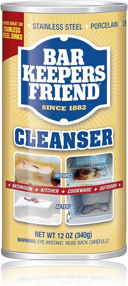 Bar Keepers Friend Powdered Cleanser 12-Ounces (1-Unit) | Amazon (US)