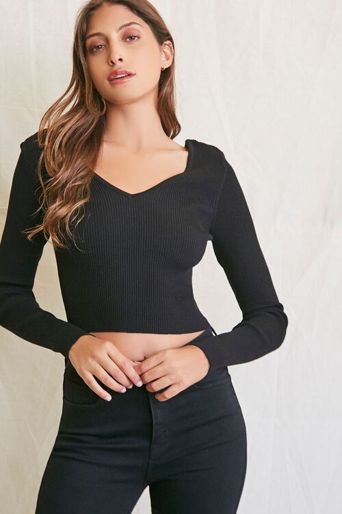 Ribbed Cropped Sweater | Forever 21 (US)
