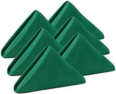 Forest Green Cloth Napkins Set of 6 100% Cotton, Dinner Decor for Table Setting .Washable, Thick and | Amazon (US)
