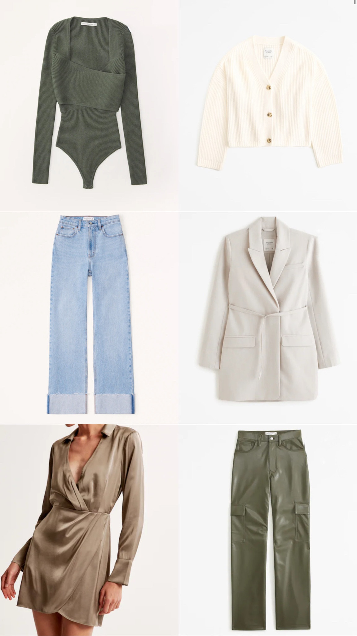 Some really beautiful pieces from Abercrombie! Green is very in this fall and I love the shades they have 

#LTKstyletip #LTKSeasonal #LTKsalealert