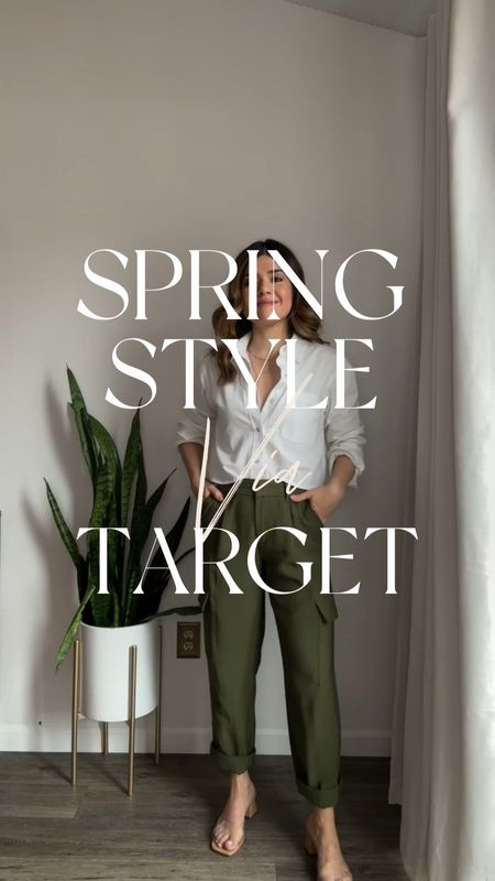 Sharing my current favorite pieces for spring from Target! 
Pink dress and blazer size xs
White button up size small
Cargo pants size xs
Gauze set size xs
Knit top and cardigan size xs
Taupe pants size xs

#LTKunder50 #LTKstyletip #LTKFind