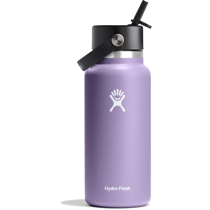 Hydro Flask 32 oz Wide Mouth Water Bottle with Flex Straw Cap | Academy Sports + Outdoors
