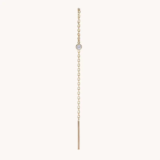 Diamond Greco Lariat Earring (single) | Catbird