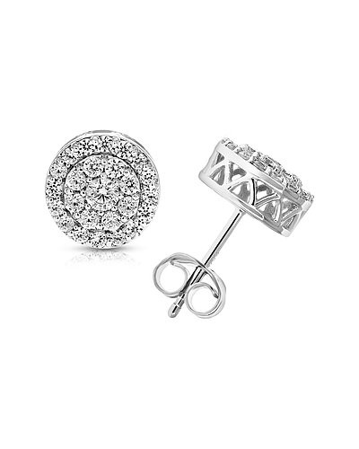 Silver 1.00 ct. tw. Diamond Studs | Gilt & Gilt City