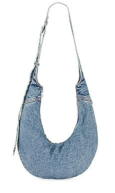 GRLFRND The Denim Bag in Denim Blue from Revolve.com | Revolve Clothing (Global)
