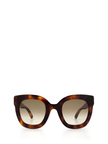 Gucci Eyewear Oversized Frame Sunglasses | Cettire Global