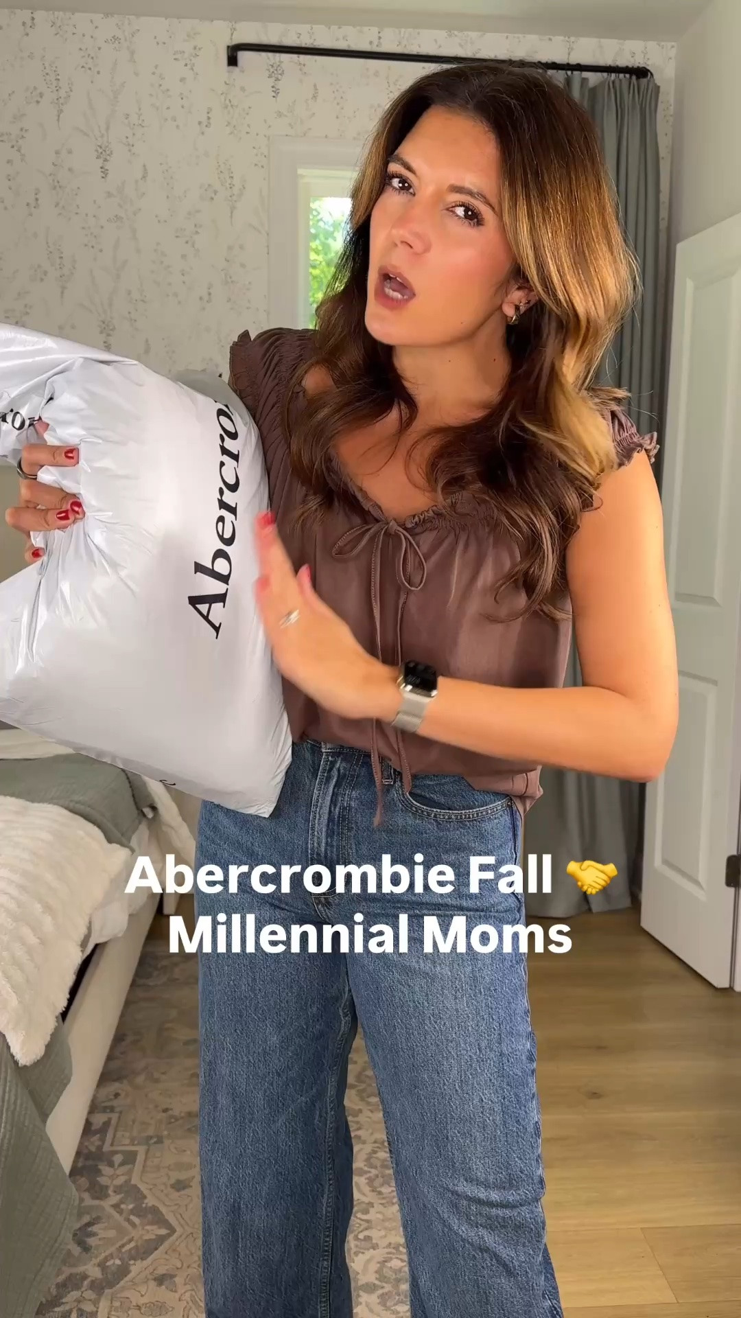 Abercrombie fall outfits for millennials! I’m 5’7” and wear a size 27 tall length in jeans.