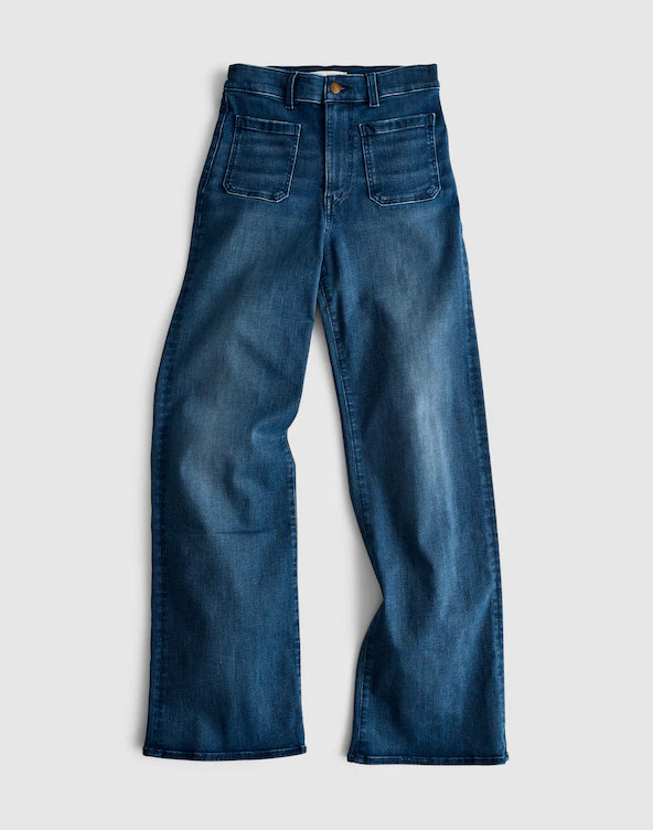 The Emmy Wide-Leg Jean in Super Stretch Denim | Madewell