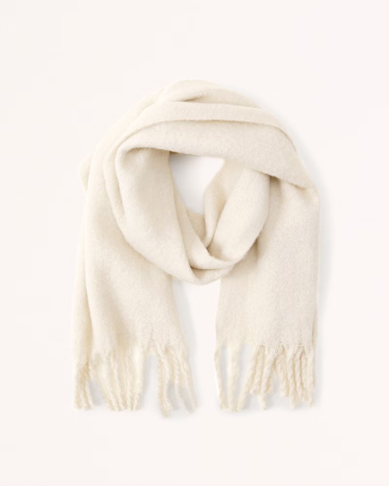 Women's Chunky Fringe Scarf | Women's Accessories | Abercrombie.com | Abercrombie & Fitch (US)