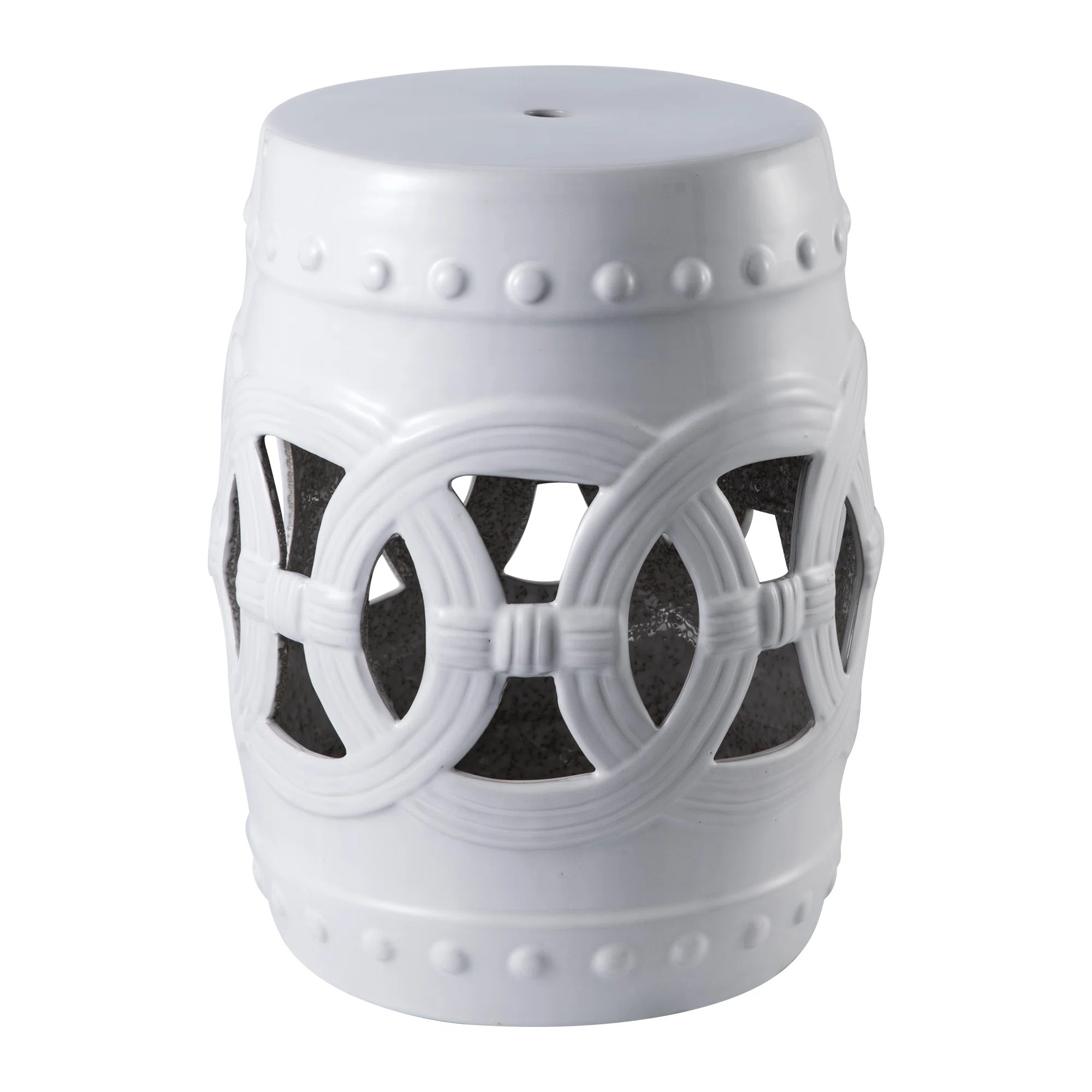 Dinjar 17.7'' Tall Ceramic Garden Stool | Wayfair North America