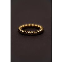 Gold Ring For Women, Unique Gilding Wife, Golden Bubble Ring, Beaded As A Jewelry Gift Her, Dainty Eternity | Etsy (US)