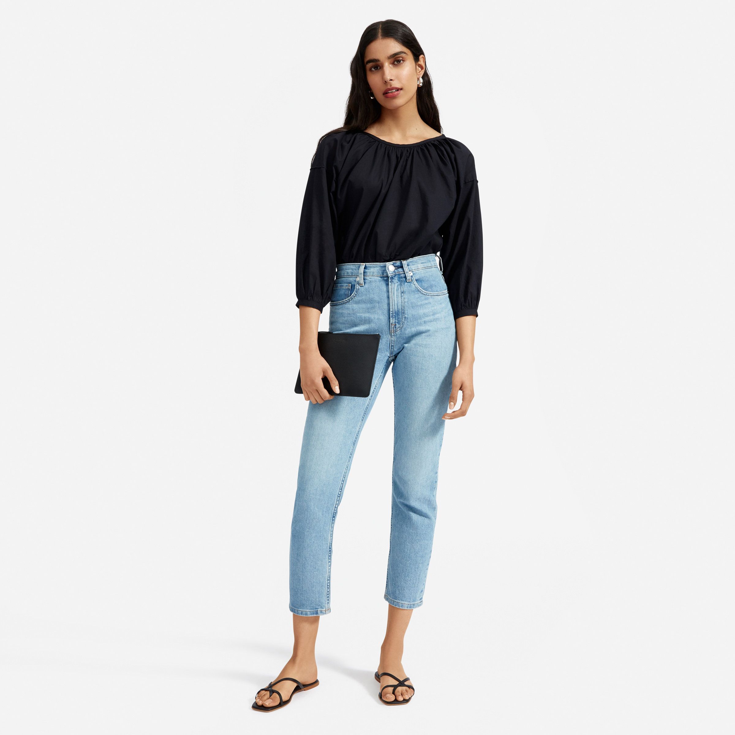 The Air Ruched Blouse | Everlane