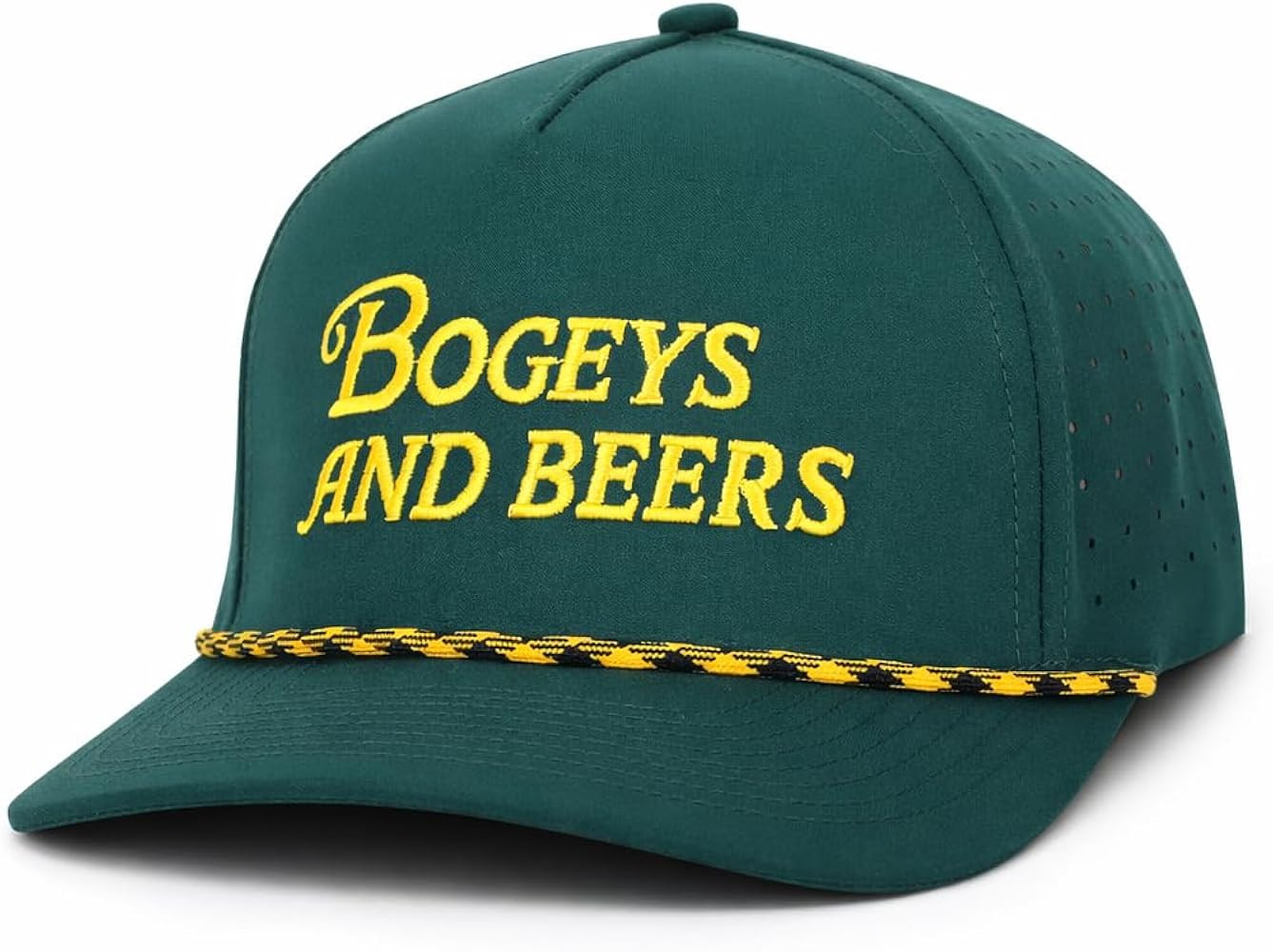 Bogeys and Beers Performance Golf Hat - Funny Golf Hat, Polyester/Spandex Blend, Adjustable Rope ... | Amazon (US)
