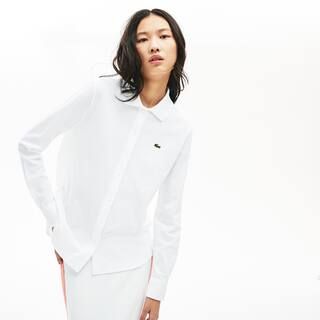 Lacoste Women’s Soft Cotton Oxford Style Polo Shirt : White | Lacoste (US)