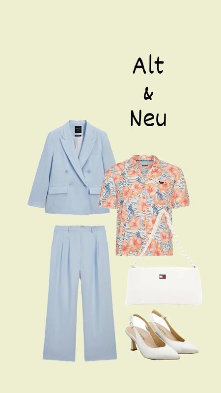 Sommer Anzug kombiniert mit einer Bluse mit Blumenmuster

#LTKsummer #LTKworkwear #LTKstyletip