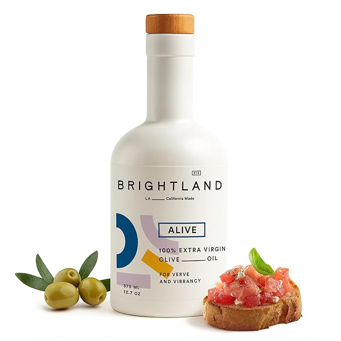 Brightland Extra Virgin Olive Oil, Alive - High Polyphenol Cold-Pressed Oil Ideal for Salads, Hum... | Amazon (US)