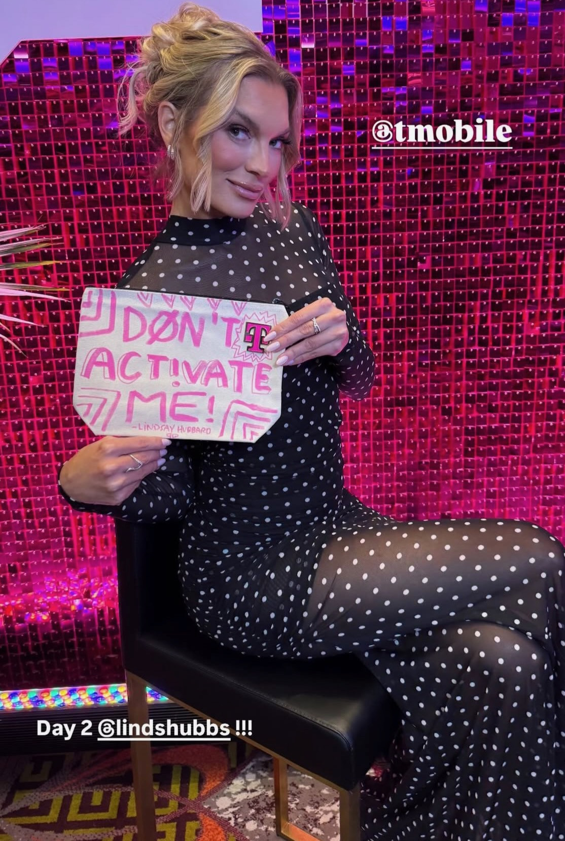 Lindsay Hubbard in a sheer black and white polka dot dress at Bravocon 

 #LTKHoliday #LTKootd #LTKTravel