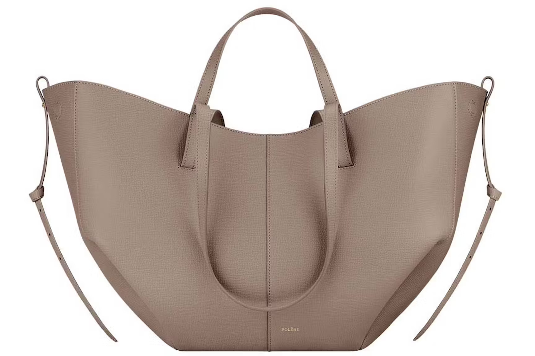 Polene CymeTaupe Textured Leather | StockX