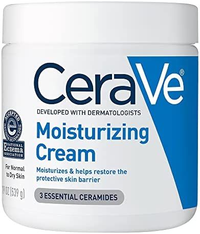 CeraVe Moisturizing Cream | Body and Face Moisturizer for Dry Skin | Body Cream with Hyaluronic A... | Amazon (US)