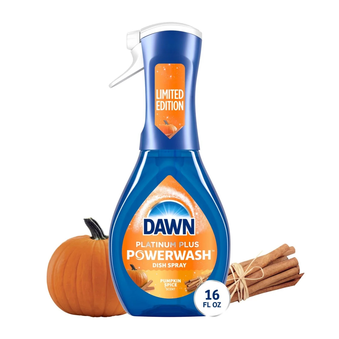 Dawn Powerwash Spray, Dish Soap, Dishwashing Liquid, Pumpkin Spice, 1 Starter Kit, 16 fl oz | Walmart (US)