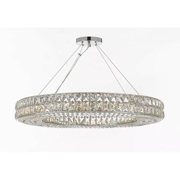 Linsey 16-Light Unique / Statement Wagon Wheel Chandelier | Wayfair North America