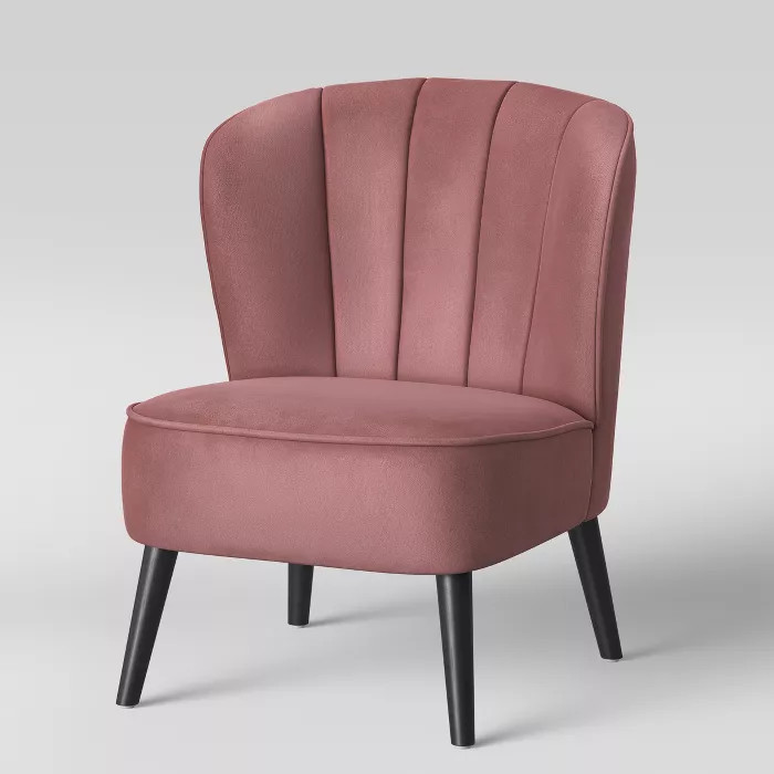 Primrose Chanel Tufted Accent Chair Mauve - Opalhouse™ | Target