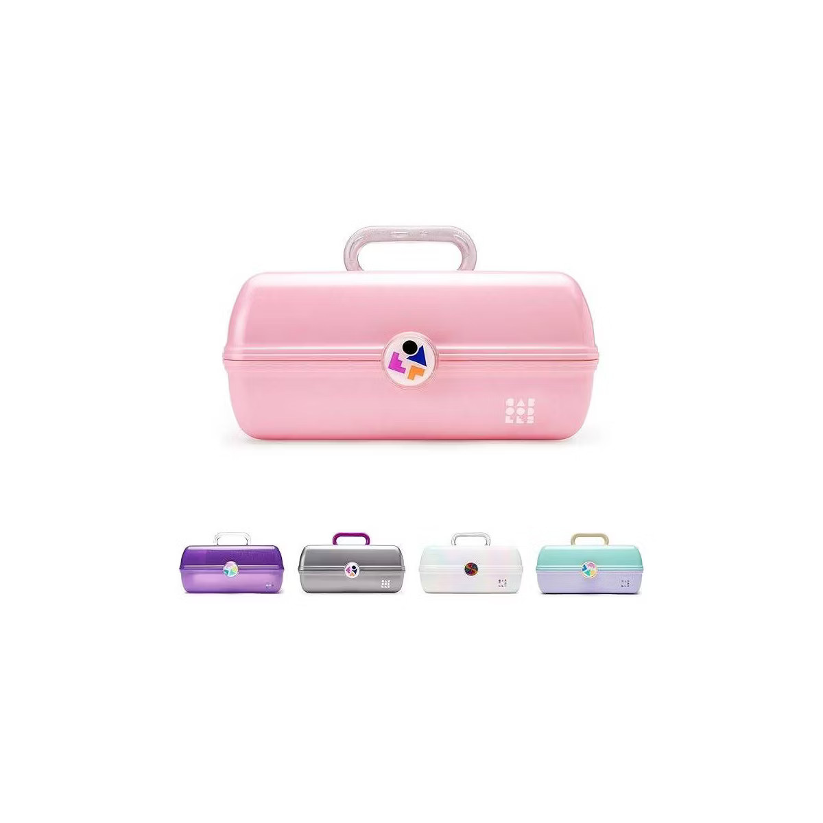 Caboodles On the Go Girl in Pink Shimmer Makeup Bag | Target