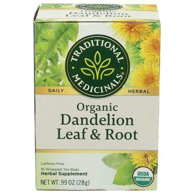 Traditional Medicinals Organic Dandelion Leaf & Root Tea | 16 Bags | Swanson