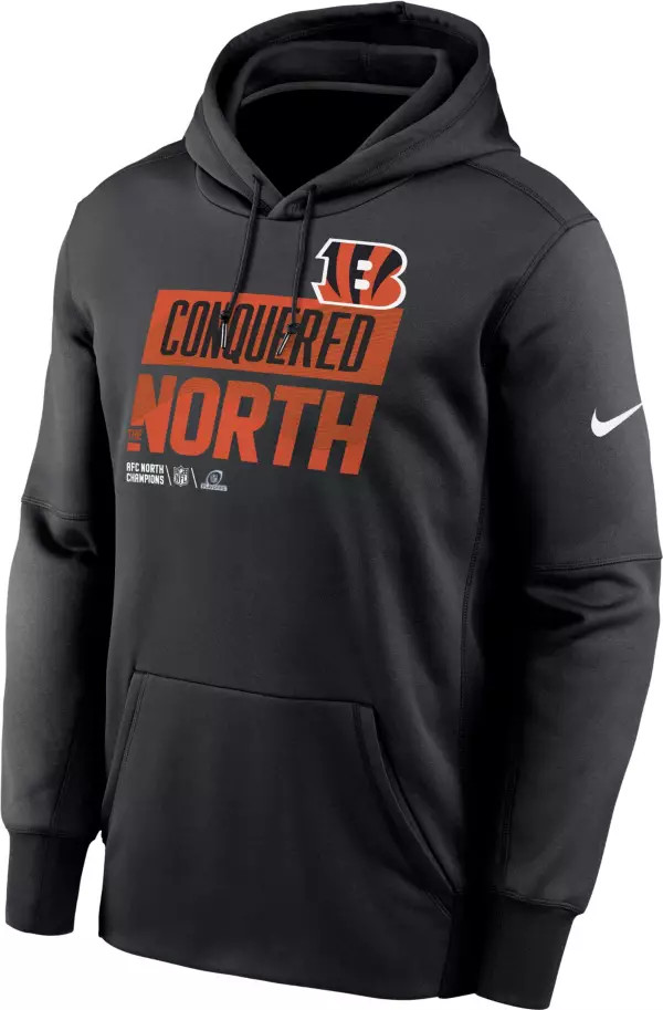 Nike Men's Cincinnati Bengals AFC North Division Champions Locker Room Black Hoodie | Dick's Sporting Goods