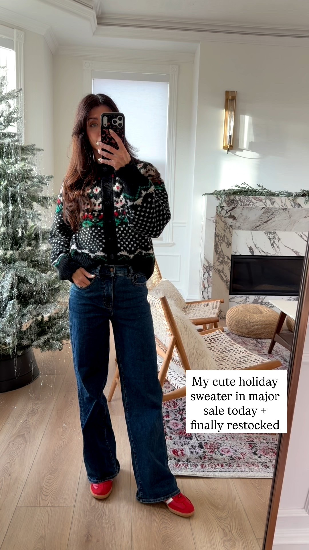 I have the size small in the sweater and 25 in jeans! 

#LTKHoliday #LTKSeasonal #LTKCyberWeek