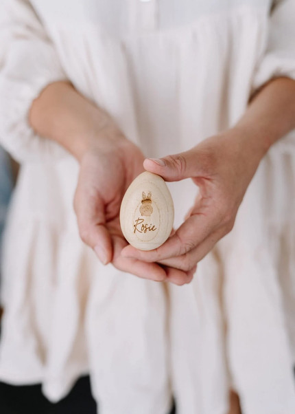 Click for more info about Musical Wooden Easter Egg Shakers | Easter Gift | Baby First Easter