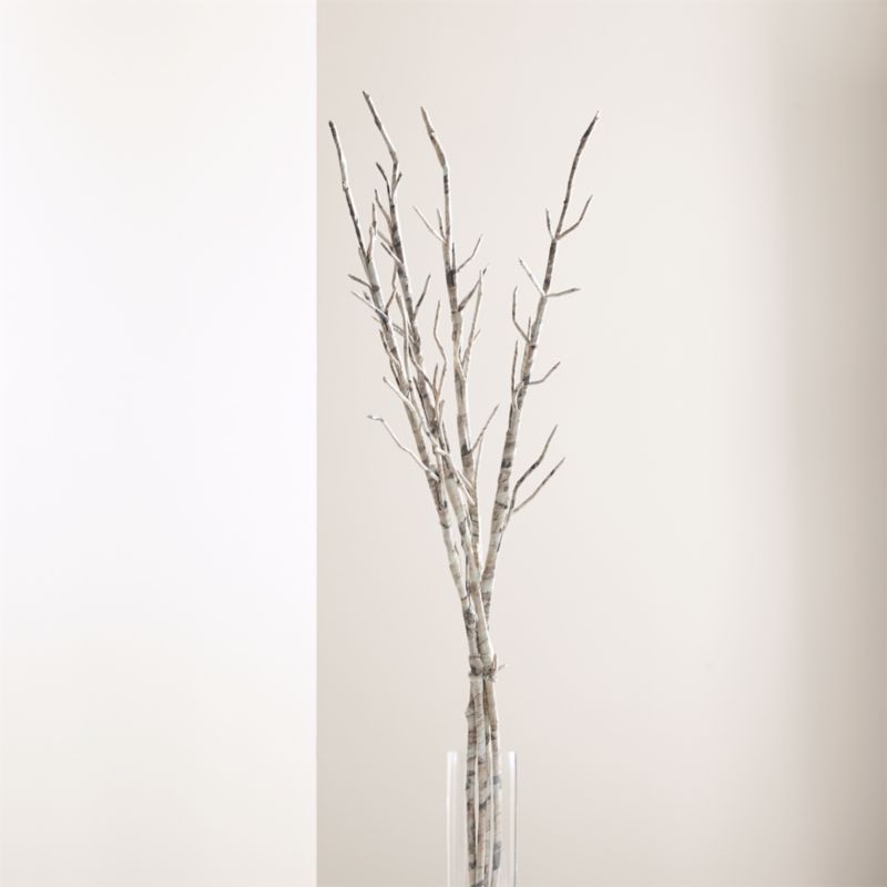 Artificial/Faux Paper Twig Branches, Set of 4 + Reviews | Crate and Barrel | Crate & Barrel