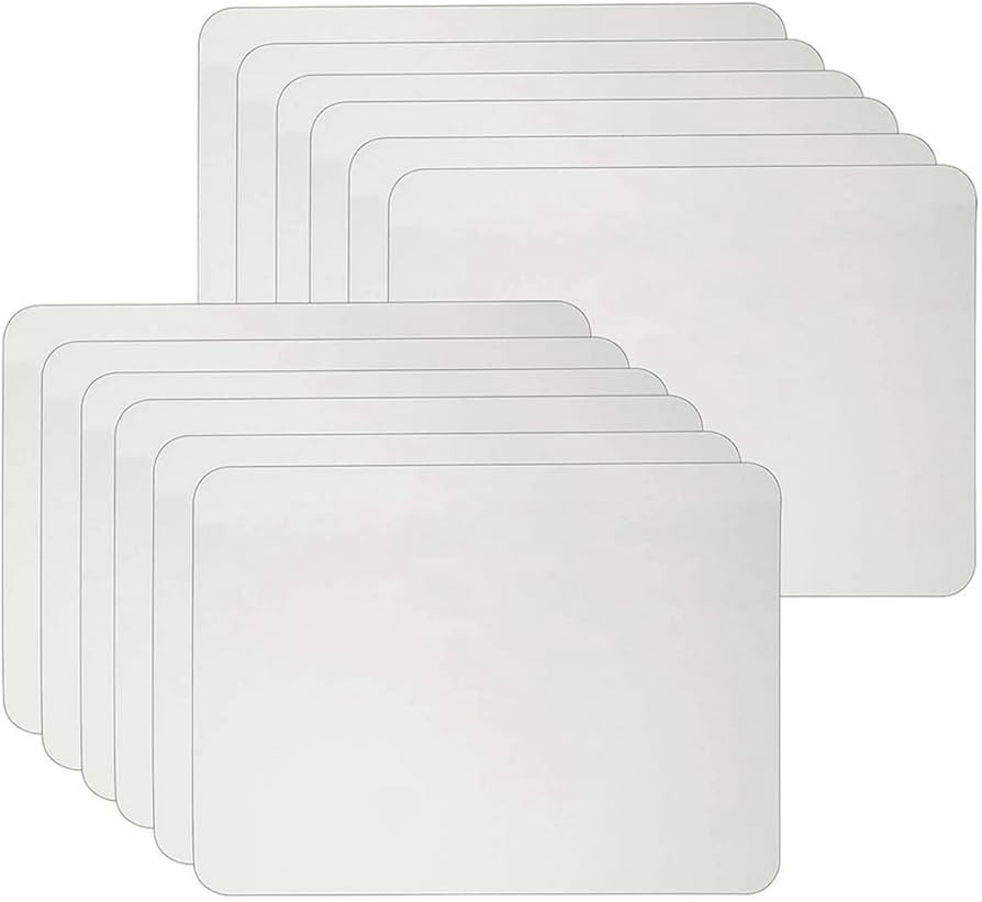 Charles Leonard, Inc. One Sided Dry Erase Board, 9 x 12 Inches Lapboard, Masonite, White, 12 Each... | Amazon (CA)