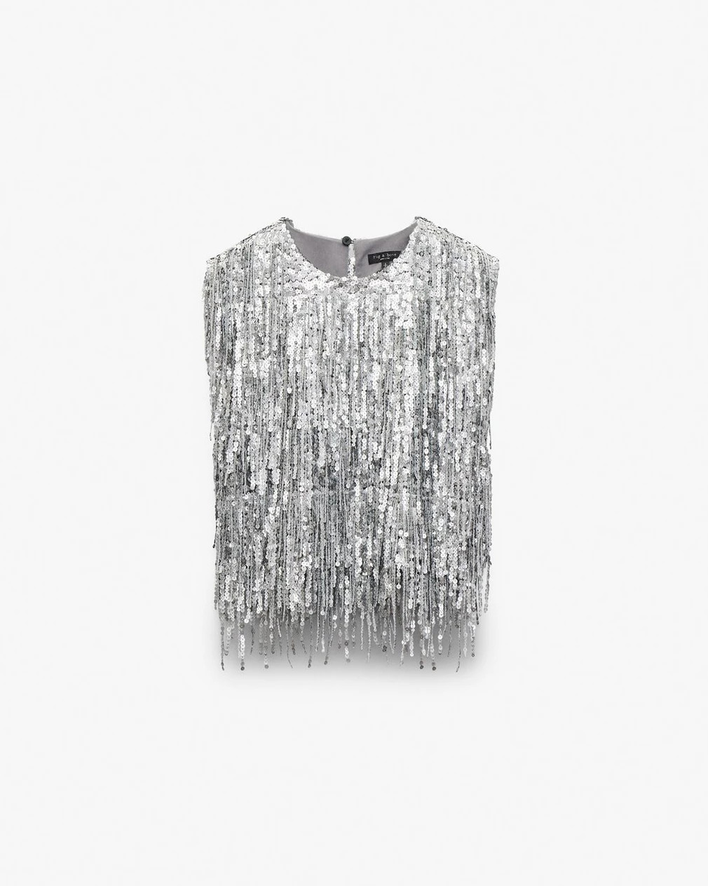 Billie Sequined Tassel Top | rag & bone