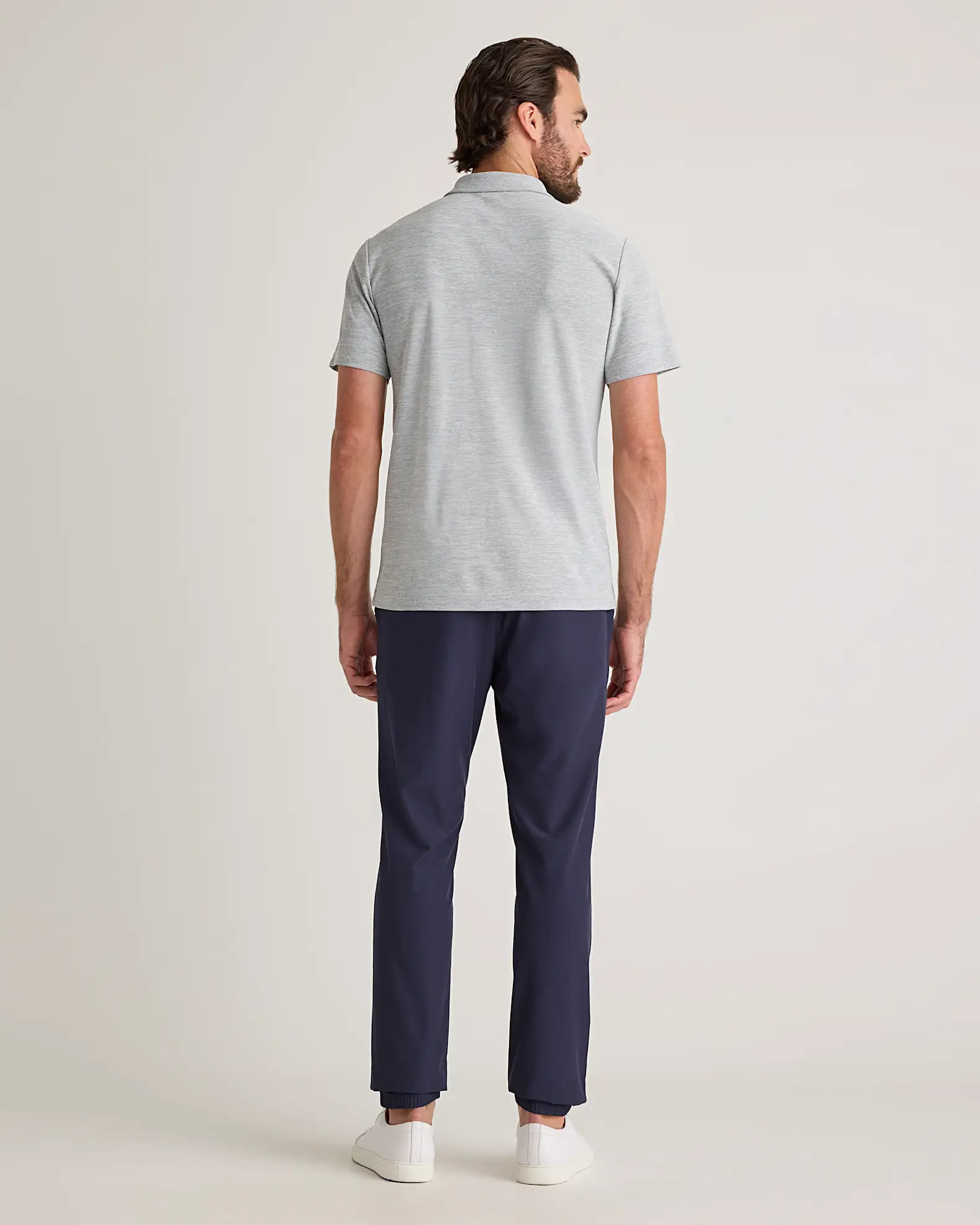 Light Grey ProPique Performance Polo | Quince