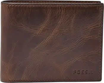 Fossil Derrick RFID Leather Bifold Wallet | Nordstrom | Nordstrom