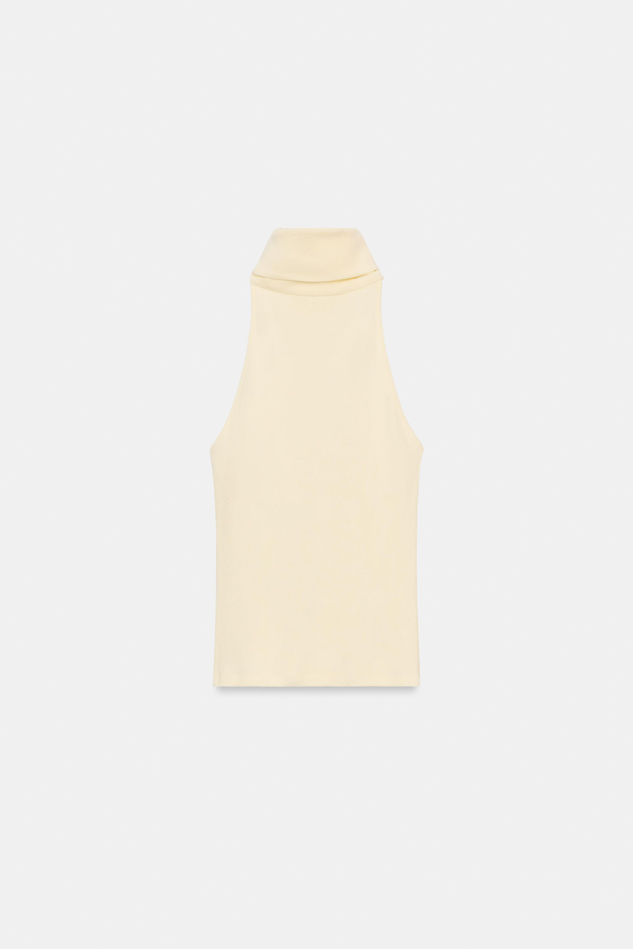TOP À LISERÉS EN CONTRASTE ZA | Zara FR