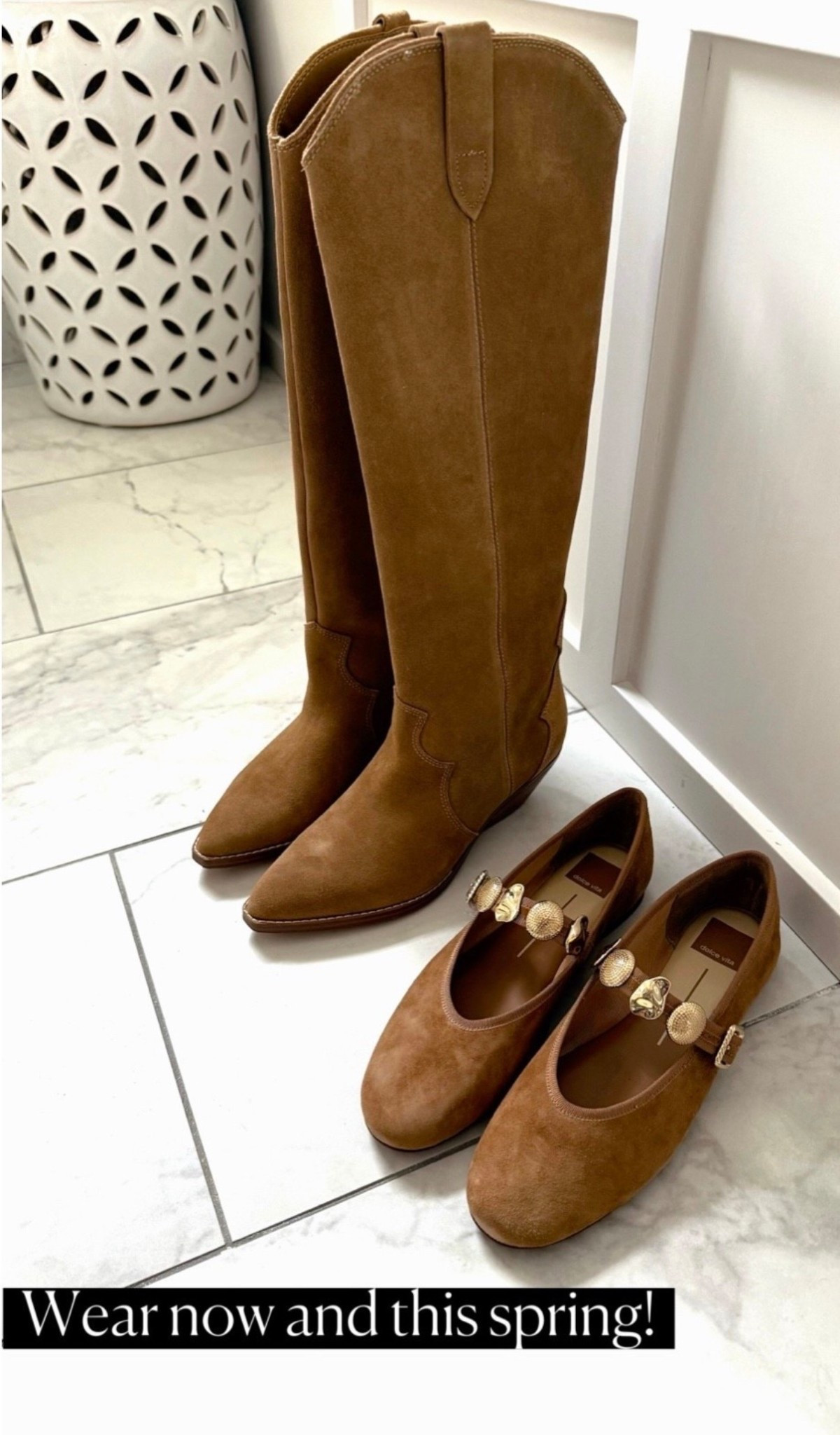 Western boots (so cute with dresses)
Cute flats 

#LTKSeasonal #LTKValentine #LTKdayinmylife