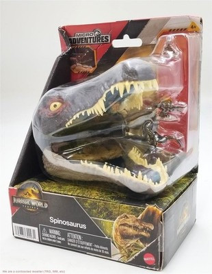 Mattel Jurassic World Rebirth Micro Adventures Playset Spinosaurus Head | eBay | eBay US