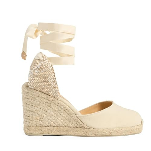 CASTANER Carina 80 Wedge Espadrille Ivory 36 (US Women's 6) M | Amazon (US)
