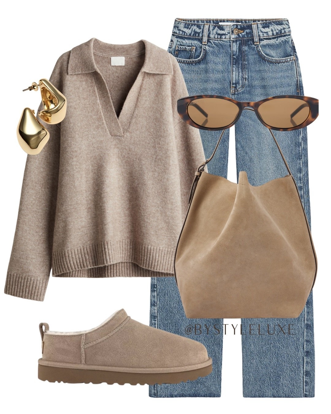 EVERYDAY STYLE - an oversized collared jumper with jeans and the must have Ugg micro boots 

#ugg #jeans #autumnoutfit

#LTKjeans #LTKautumn #LTKshoes
